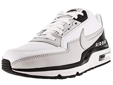 NIKE Men's Air Max LTD 3 Running Shoe (8.5, White/Neutral Grey/Black)