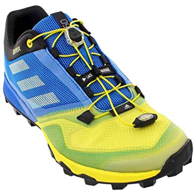adidas outdoor Men's Terrex Trailmaker Trail Running Shoe Shock Blue/White/Bright Yellow-AQ2539 12